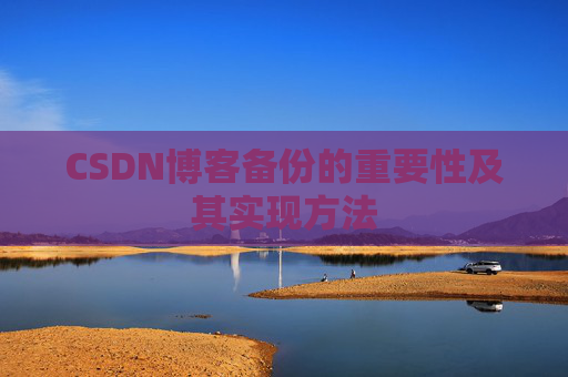 CSDN博客备份的重要性及其实现方法